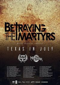 Plakat - Betraying the Martyrs, Texas In July