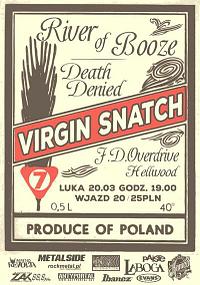 Plakat - Virgin Snatch, Death Denied, J. D. Overdrive