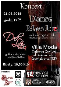 Plakat - Danse Macabre, Dark Letter