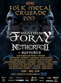 Plakat - Heathen Foray, Netherfell, WolfRider