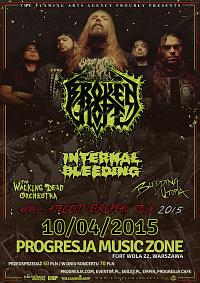 Plakat - Broken Hope, Internal Bleeding