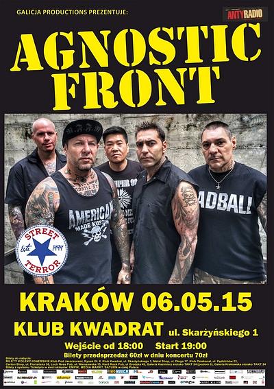 Plakat - Agnostic Front, Street Terror