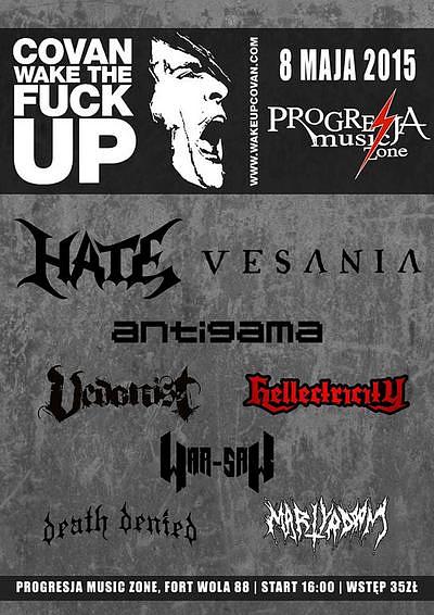 Plakat - Hate, Vesania, Antigama, Vedonist