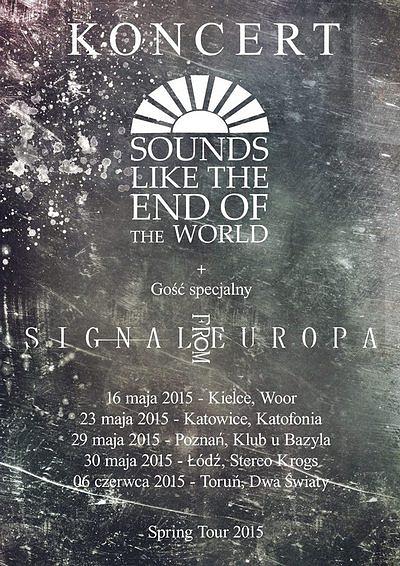 Plakat - Sounds Like the End of the World