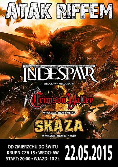 Plakat - InDespair, Crimson Valley, Skaza