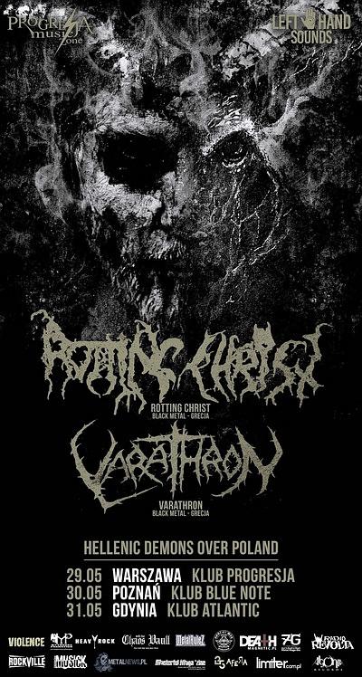 Plakat - Rotting Christ, Varathron, Banisher