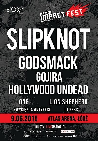 Plakat - Slipknot, Gojira