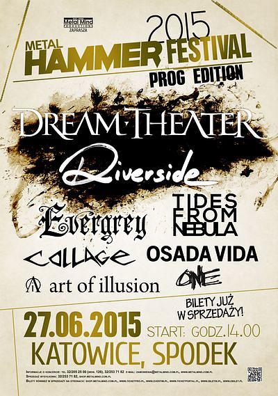 Plakat - Dream Theater, Riverside, Evergrey