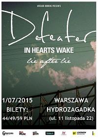Plakat - Defeater, In Hearts Wake, Lie After Lie