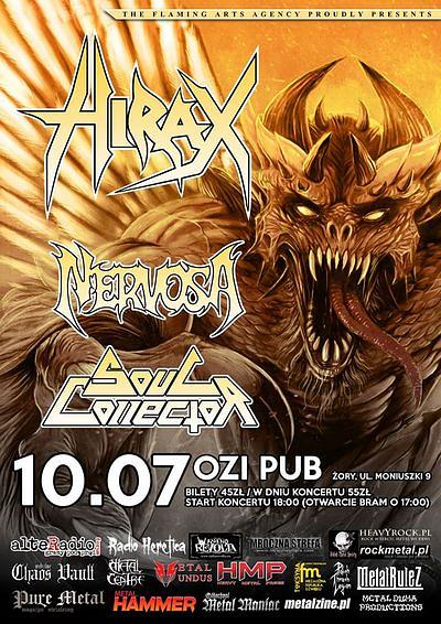 Plakat - Hirax, Nervosa, Soul Collector