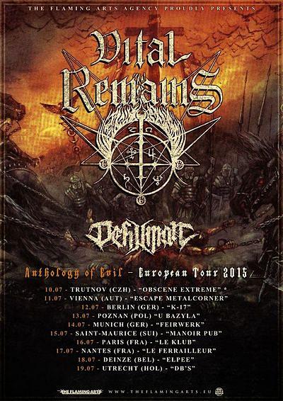 Plakat - Vital Remains, Dehuman