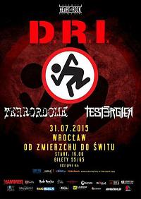 Plakat - D.R.I., Terrordome, Tester Gier