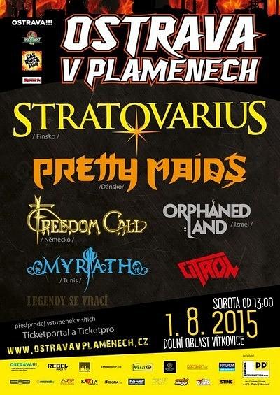 Plakat - Stratovarius, Pretty Maids, Freedom Call