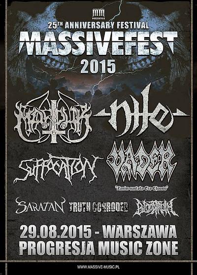 Plakat - Marduk, Nile, Suffocation, Vader