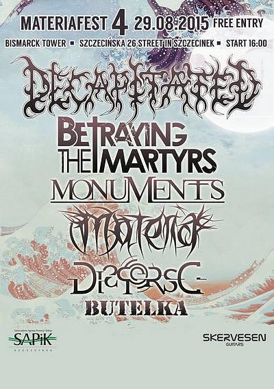 Plakat - Decapitated, Betraying the Martyrs