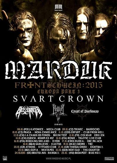 Plakat - Marduk, Svart Crown, Crest Of Darkness