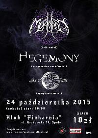 Plakat - Morhana, Hegemony, As Night Falls