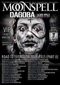 Plakat - Moonspell, Dagoba, Jaded Star