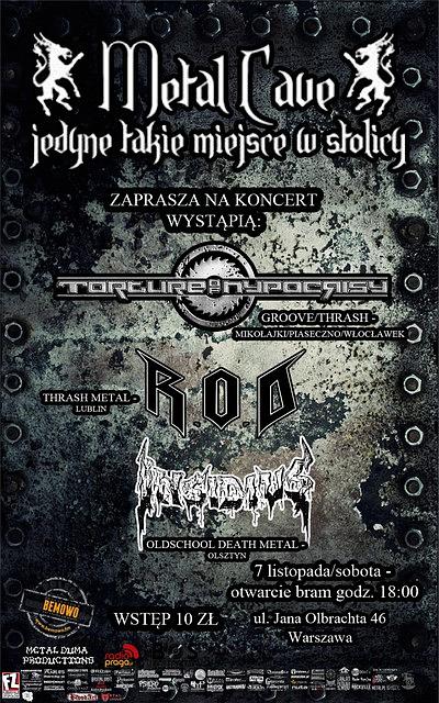 Plakat - Torture of Hypocrisy, R.O.D., Insidius