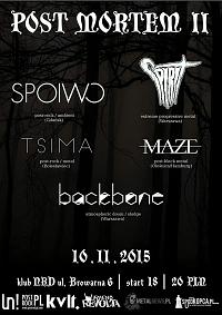 Plakat - Spoiwo, Spirit, Tsima, Maze, Backbone