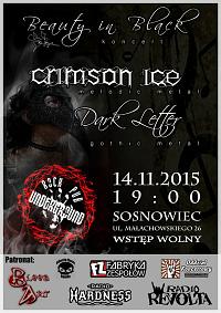 Plakat - Crimson Ice, Dark Letter