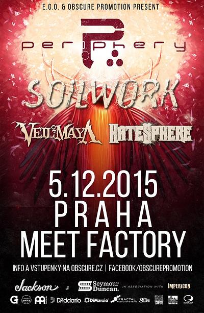 Plakat - Periphery, Soilwork, Veil Of Maya