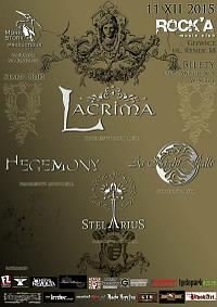 Plakat - Lacrima, As Night Falls, Hegemony