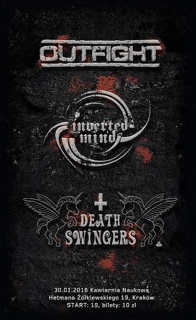 Plakat - Outfight, Inverted Mind, Death Swingers