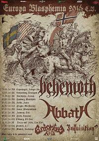Plakat - Behemoth, Abbath, Entombed A.D.