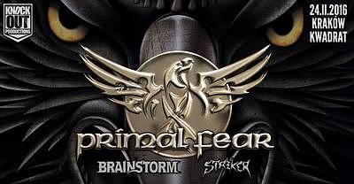 Plakat - Primal Fear, Brainstorm, Striker