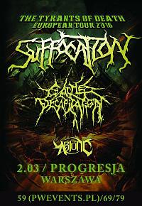 Plakat - Suffocation, Cattle Decapitation