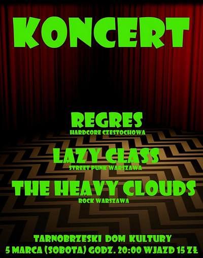 Plakat - Regres, Lazy Class, The Heavy Clouds