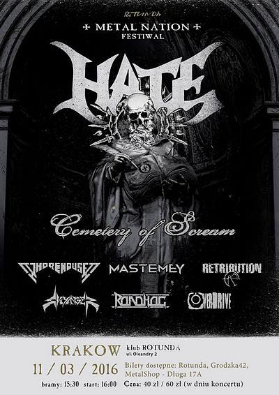 Plakat - Hate, Cemetery Of Scream, Whorehouse