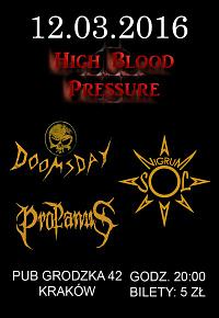 Plakat - High Blood Pressure, Doomsday, Nigrum Sol