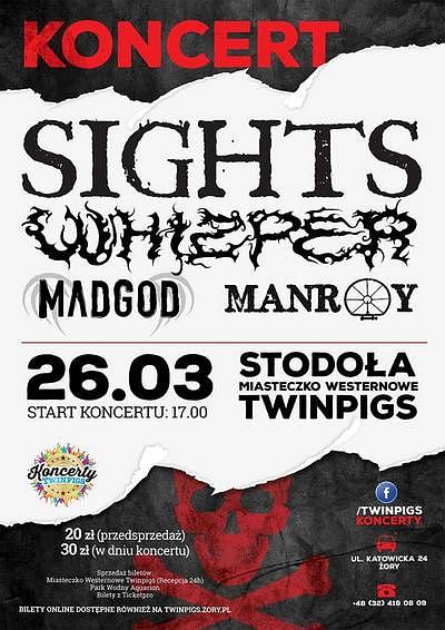 Plakat - Sights, Whizper, Madgod, Manroy