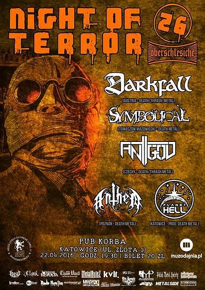 Plakat - Darkfall, Symbolical, Antigod, Anthem