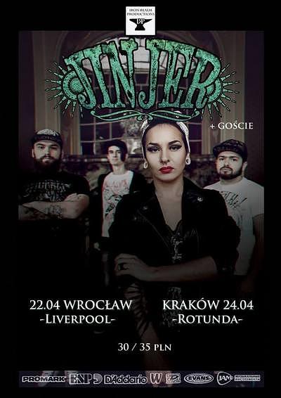 Plakat - Jinjer, Totem, Betrayer, Etherdrown