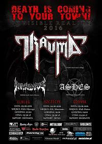 Plakat - Trauma, Insidius, Ashes, Defus