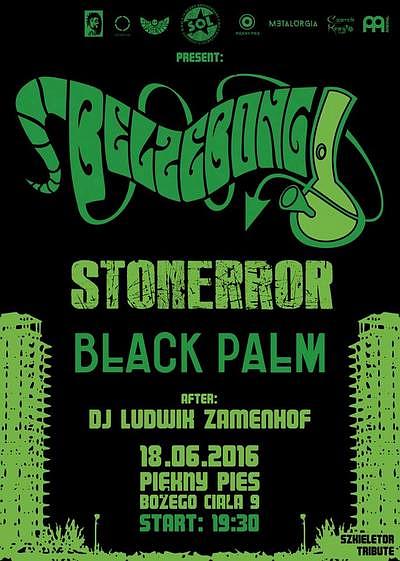 Plakat - Belzebong, Stonerror, Black Palm