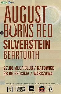 Plakat - August Burns Red, Silverstein, Beartooth