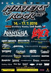 Plakat - Masters of Rock 2016