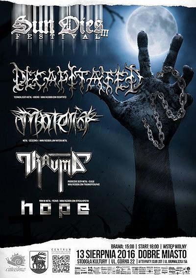 Plakat - Decapitated, Materia, Trauma, Hope