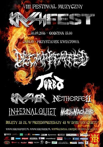 Plakat - Decapitated, Turbo, Krusher, Internal Quiet