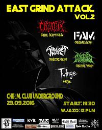 Plakat - Cicatrix, FAM, Straight Hate, Nuclear Holocaust