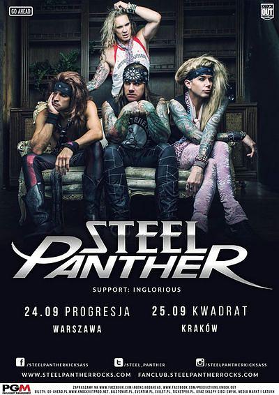 Plakat - Steel Panther, Inglorious