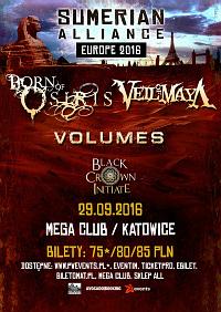 Plakat - Born Of Osiris, Veil Of Maya, Volumes