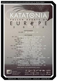 Plakat - Katatonia, Agent Fresco, Vola