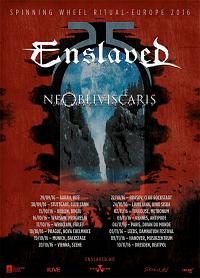 Plakat - Enslaved, Ne Obliviscaris