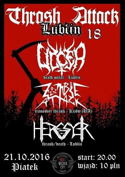 Plakat - Ulcer, Zombie Attack, Heresyer
