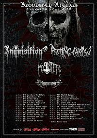 Plakat - Inquisition, Rotting Christ, Mystifier